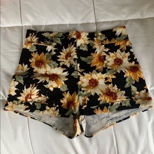 Sunflower High-Waisted Shorts ☆